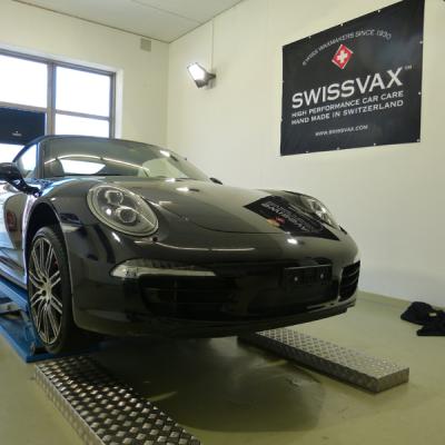 Porsche Lackschutzbeklebung bei Swissvax 1